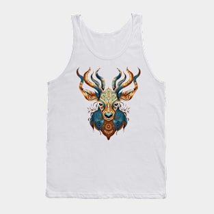 Stag Multicoloured Design Tank Top